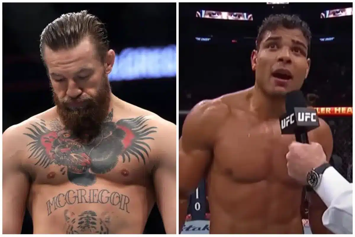 Paulo Borrachinha sugere luta com Conor McGregor no UFC 300