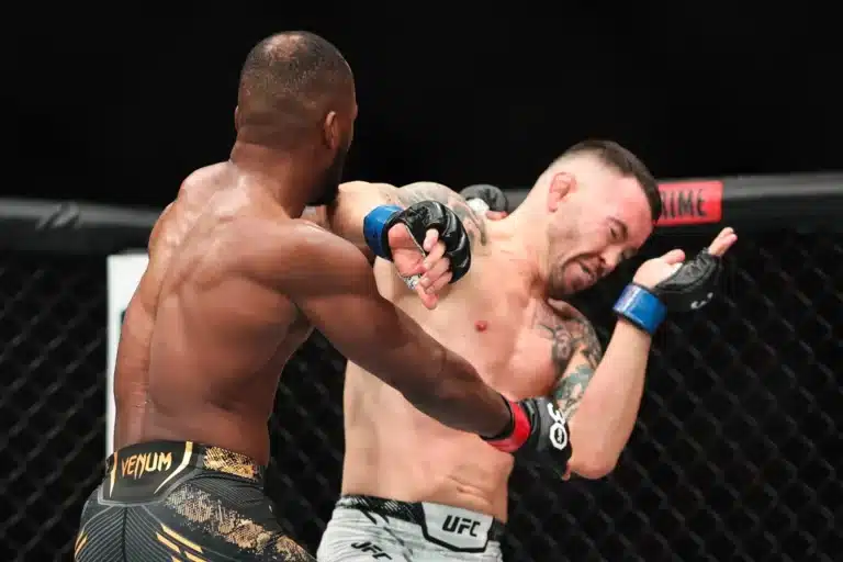 Colby Covington no UFC 296 LEon Edwards reação dos lutadores