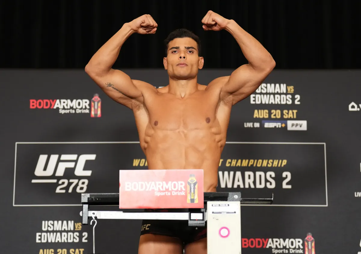 Seis lutadores no UFC 298 excederam 15% na recuperação de peso, incluindo Paulo Borrachinha, sem garantir vitórias.
