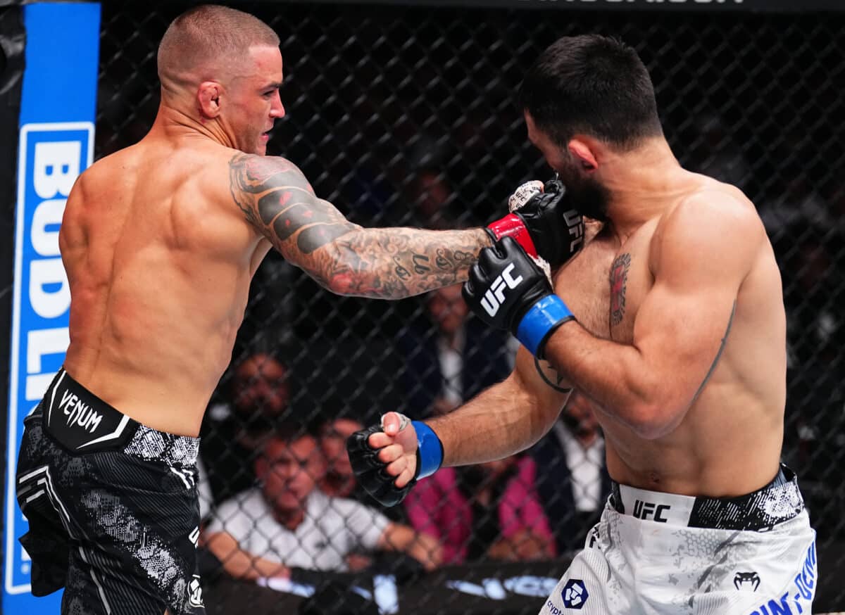 Poirier domina e nocauteia Saint Denis no UFC 299, impressionando Dana White e consolidando-se como um dos melhores.