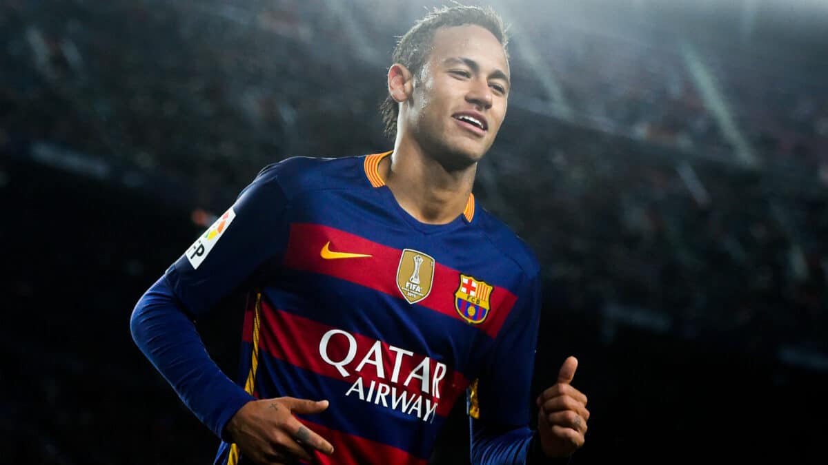 Neymar en el barcelona