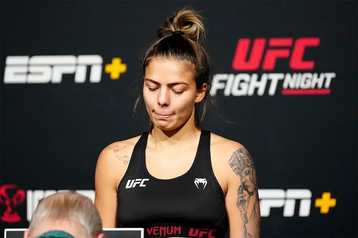 Lutadora do UFC Mariya Agapova revela drama financeiro e busca apoio antes de próxima luta contra Luana Santos.