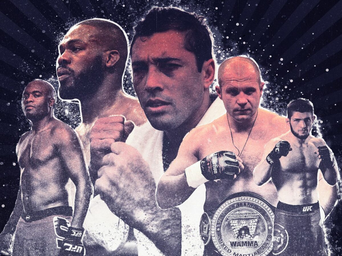 Conheça os cinco maiores lutadores de MMA de todos os tempos, incluindo lendas como Jon Jones e Anderson Silva!