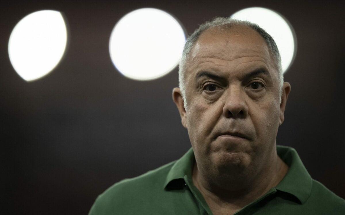 Campeonato Brasileiro Séria A - Vice-presidente de futebol do Flamengo, Marcos Braz, explica a situação do atacante.