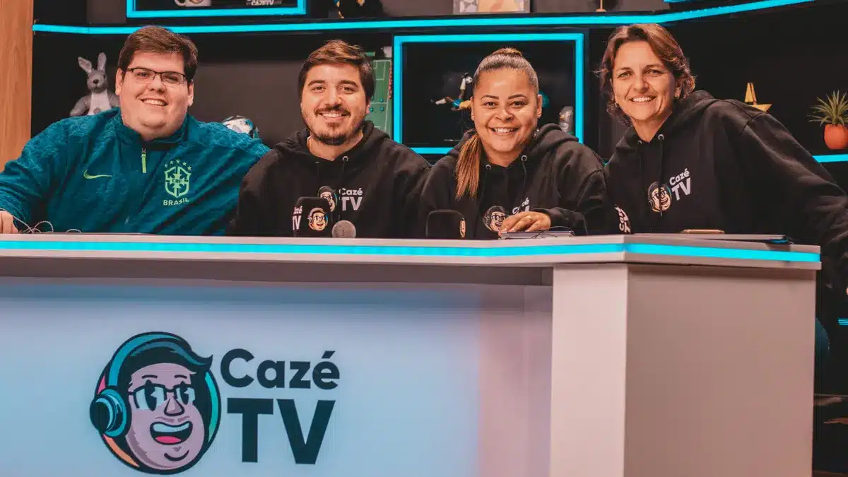 Jornalistas - A Cazé TV superou o Canal GB e ameaçou a hegemonia da Globo com transmissões ousadas e parcerias estratégicas.