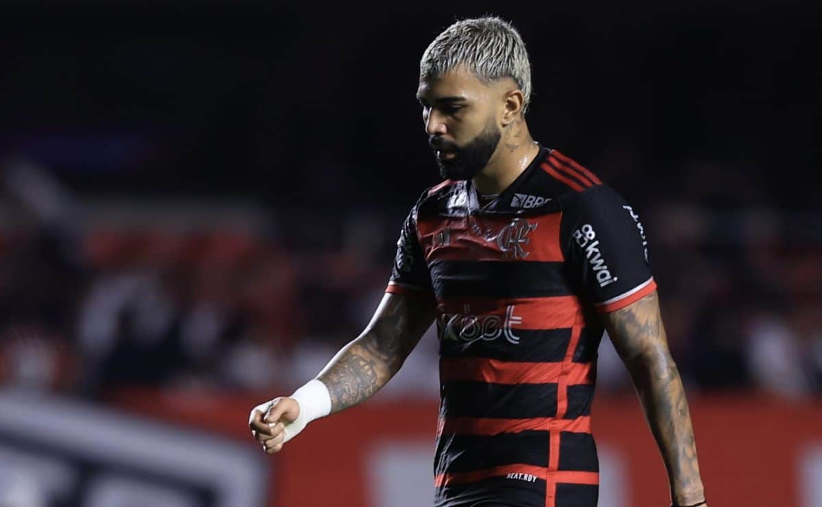 Gabigol e Flamengo - Renovação de contrato de Gabigol trava e presidente Rodolfo Landim explica posição do clube