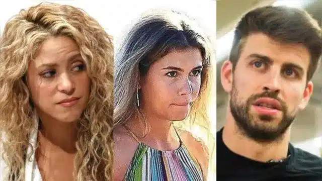 Shakira, Clara Chia e Piqué em sequencia